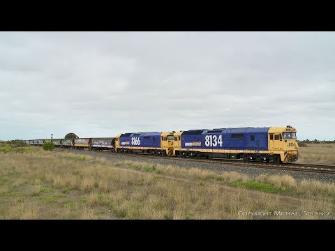 6QK7 Pacific National Grain Train - PoathTV Australian Railways