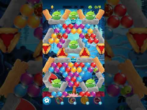Angry Birds POP Bubble Shooter - Level 98. Gameplay Android walkthrough
