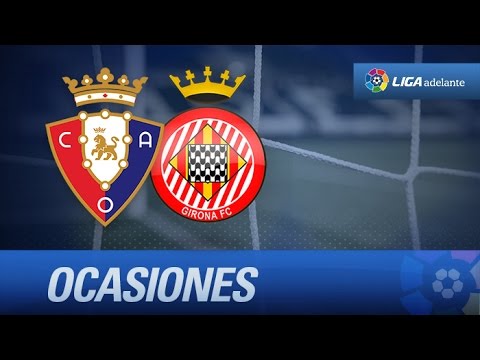 Todas las ocasiones de Osasuna (0-0) Girona FC