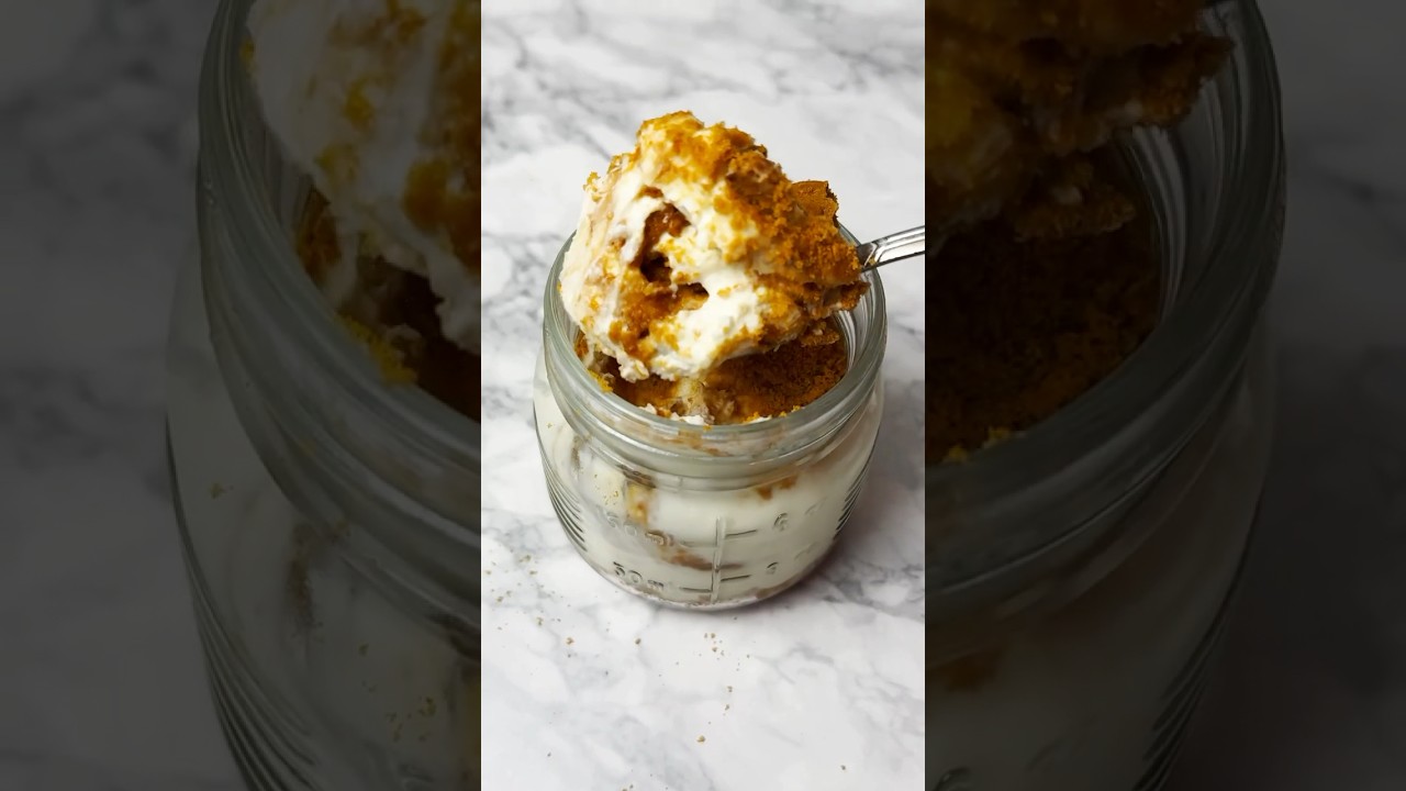 Viral Japanese Biscoff Cheesecake video