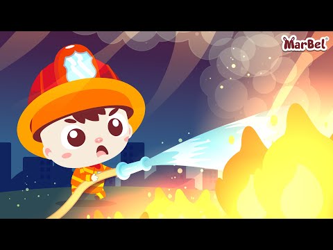 Marbel Aku Menjadi Pemadam Kebakaran | Seri Profesi