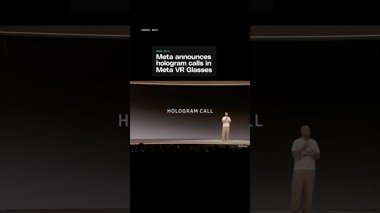Full body holograms are coming to Meta VR Glasses.