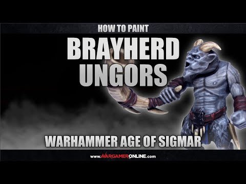 Warhammer AoS How to Paint Brayherd Ungors