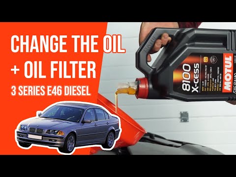 Change the oil and the oil filter BMW 320d E46 🛢