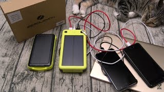 ZeroLemon SolarJuice 26800mAh USB-C/QC 3.0 Portable Solar Battery Charger
