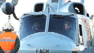 preview picture of video 'Despegue Bell 412 FACH Fuerza Aerea de Chile Valdivia'