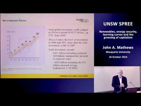 UNSW SPREE 201410-16 John Mathews - Renewables, energy security, China and capitalism