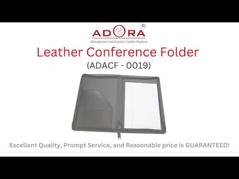 Standard High Quality PU Leather Black Leather Folders, For Office Use / Daily, Size: A4