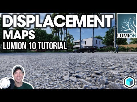 Lumion 10 Displacement Maps - NEW FEATURE TUTORIAL