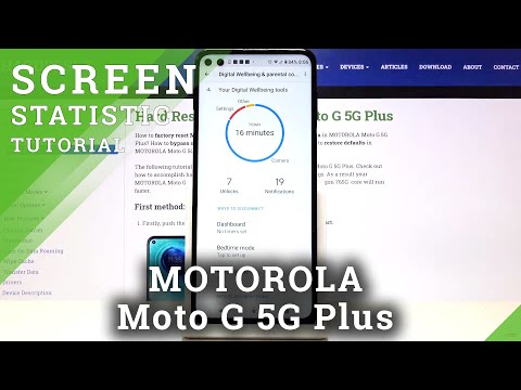 How to Check Total Screen Time in Motorola Moto G 5G Plus – App Time Usage