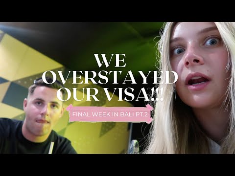 WE OVERSTAYED OUR VISA!!! | BALI VLOG | Uluwatu Temple, Padang Padang Beach & getting detained?!