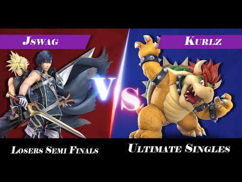 Top Blastzone 12 Losers Semi Finals | Jswag (Cloud, Chrom) VS Kurlz (Bowser)