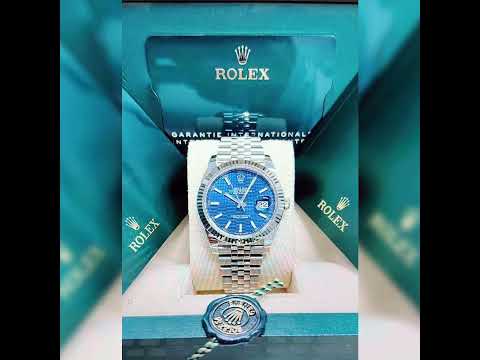 Silver rolex oyster perpetual date-just