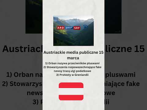 Austriackie media publiczne 15 marca