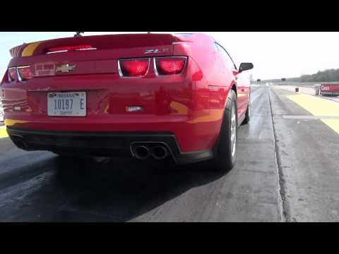 Lingenfelter Performance Engineering ZL1 at the track running 11.03 at 130 MPH