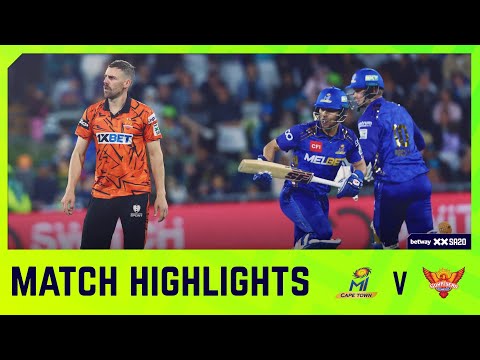 MI Cape Town vs Sunrisers Eastern Cape | Match 26 Highlights | Betway SA20
