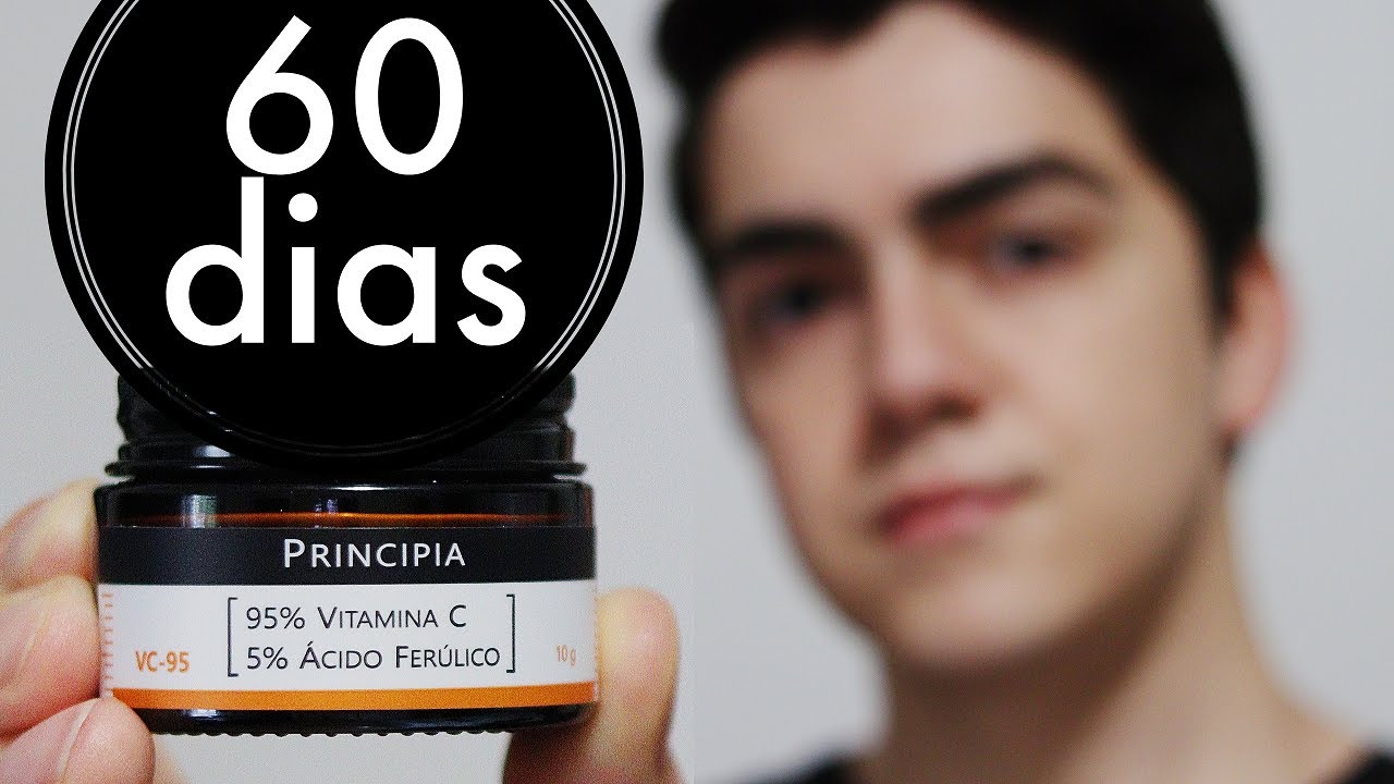 Teste de 60 dias VC-95 Principia com Niacinamida! Vitamina C PURA em pó! PRINCIPIA SKINCARE