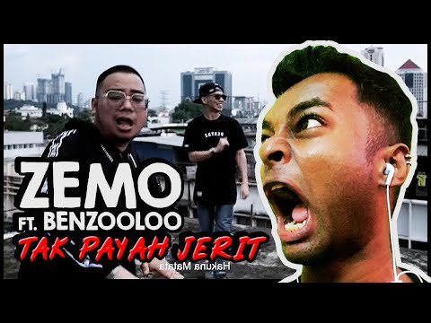 ZEMO ft. BENZOOLOO - Tak Payah Jerit (Official Music Video) | REACTION!!!!