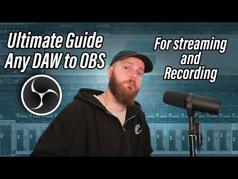 How to Record and Stream DAW with OBS (Sync audio fix, no latency and no clipping)