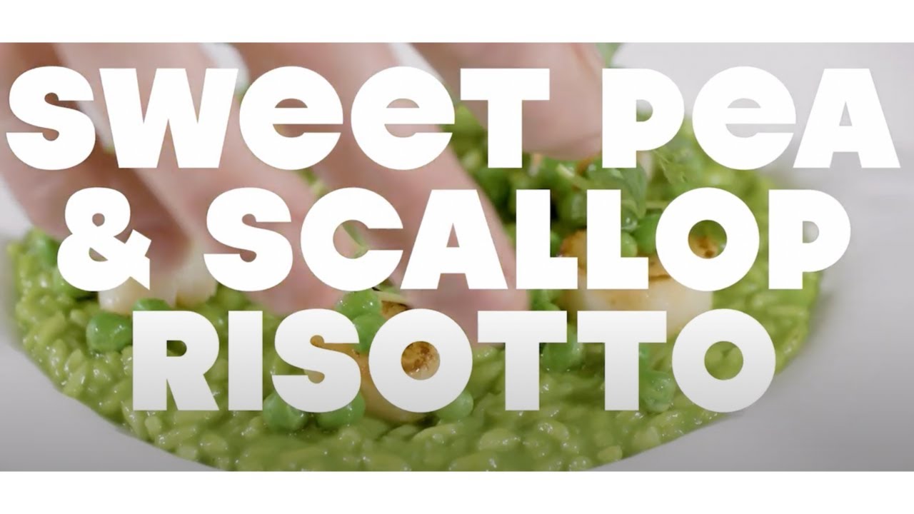 Rob Rossi Cooks Spring Pea and Scallop Risotto with Thermador