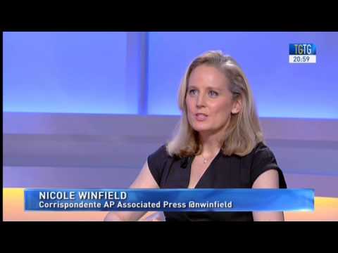 Nicole Winfield ospite a TGtg - Telegiornali a confronto