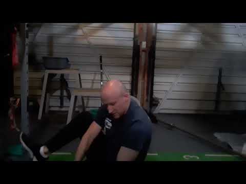 Gym Exercise - Core V tuck twist