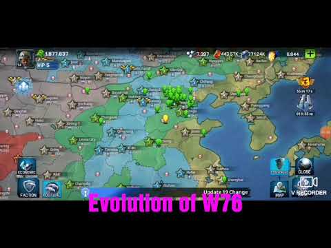 Evolution of W76