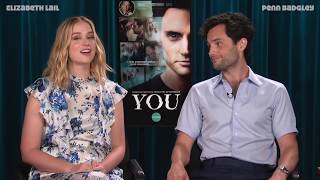 Penn Badgley &amp; Elizabeth Lail talk about YOU on Lifetime