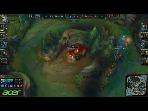 TSM vs FW Highlights - MSI 2017 - Day 2 Group Stage - Team Solo Mid vs Flash Wolves