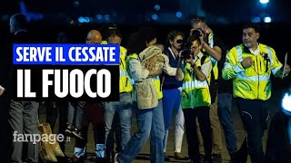 Primo giorno in Italia per i bambini feriti a Gaza. La comunità palestinese: "Cessare il fuoco"