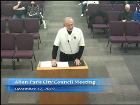 AllenParkCouncilMeeting121719