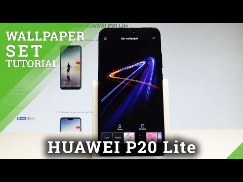 How to Set Wallpaper in HUAWEI P20 Lite - Change Wallpaper |HardReset.Info