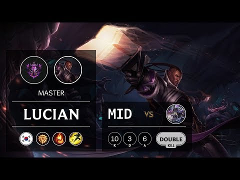 Lucian Mid vs Kassadin - KR Master Patch 9.15