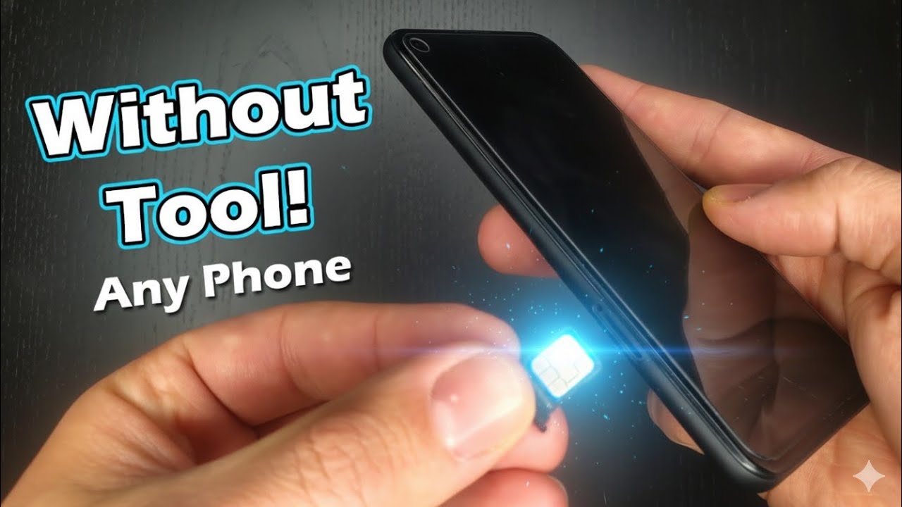 How to Remove Sim Card Without Tool