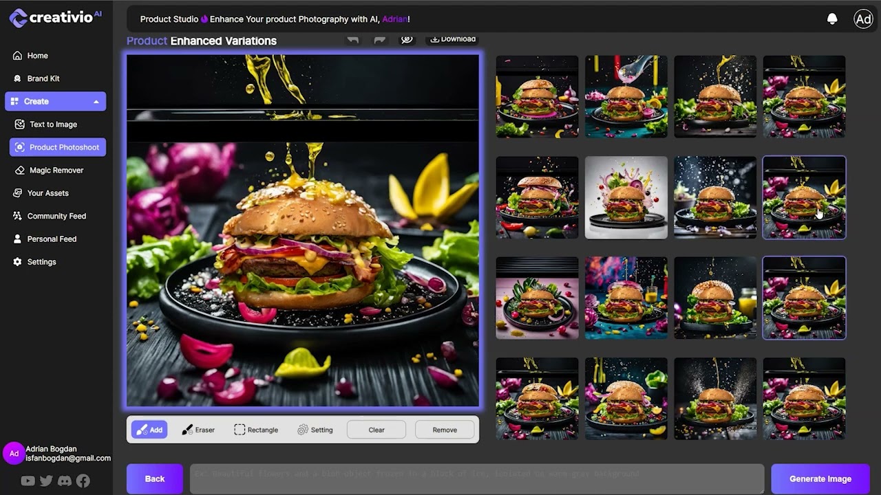 AI-Powered Product Photoshoot: Step-by-Step Guide with Creativio A.I. (Full AI Training DEMO )