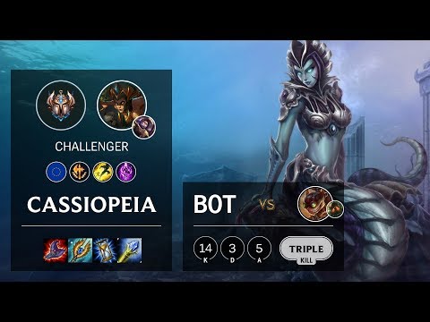 Cassiopeia Bot vs Ziggs - EUW Challenger Patch 10.5
