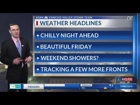 KSAN 10pm Weather - Thursday November 1, 2018