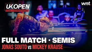 Mickey Krause vs Jonas Souto | Semi-Finals | 2025 UK Open Pool Championship