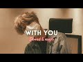 With You - Jimin Ost| Slowed & Reverb|Our Blues