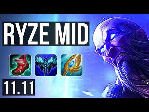 RYZE vs LUX (MID) | 5/1/7, 800+ games, 1.3M mastery | BR Diamond | v11.11