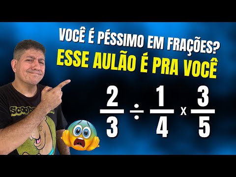 OPERAÇÕES COM FRAÇÕES | AULÃO DO ZERO | Prof Robson Liers - Mathematicamente