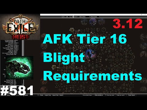 [Path of Exile] Exact Requirements To AFK Tier 16 Blight - Carrion Golem Viewer Build Reviews - 581