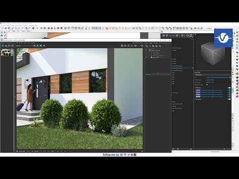 Distance Texture in V-Ray 6 for SketchUp | Sketchup vray