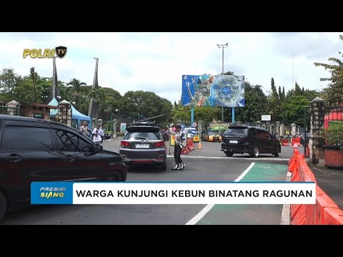 NIKMATI HARI LIBUR, MASYARAKAT RAMAI KUNJUNGI TAMAN MARGASATWA RAGUNAN