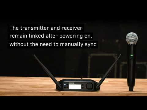 Shure GLXD24/B58A Digital Wireless Handheld Microphone System with Beta 58A Capsule (2.4 GHz) image 13