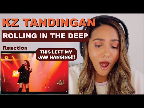 First time hearing KZ Tandingan -  Rolling In The Deep | REACTION!!