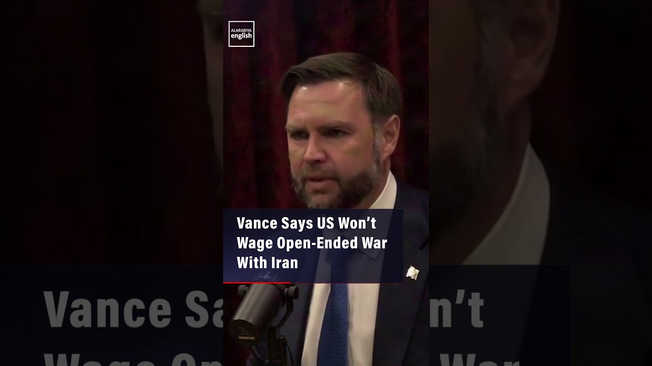 Video | Vance Says US Won’t Wage Open-Ended War With Iran