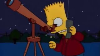 Bart Discovers a Comet | Bart’s Comet - Season 6 Episode 14 | The Simpsons