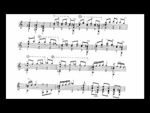Joaquin Turina: Sonata Op.61 (Score Video)