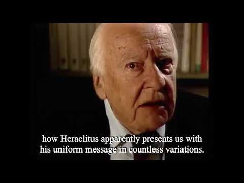 Hans-Georg Gadamer über Heraklit/on Heraclitus (full, 1989)